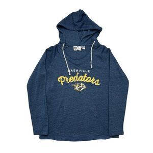 NHL Women's Nashville Predators Deep V-Neck Hoodie
